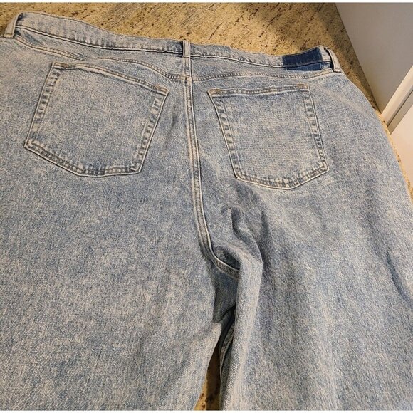 Abercrombie & Fitch The 90s Straight Ultra High Rise Jeans Crossover Size 37/24L - Picture 14 of 16